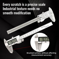 6-Inch 0-150mm Stainless Steel Electronic Digital Vernier Caliper Metal Micrometer Measuring Tools