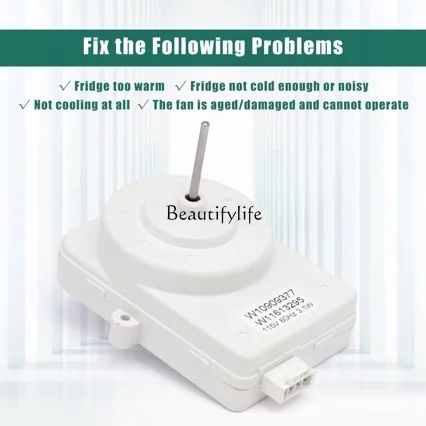 مروحة مكثف ثلاجة ، محرك W11613295 ، بجهد V ، W10909377