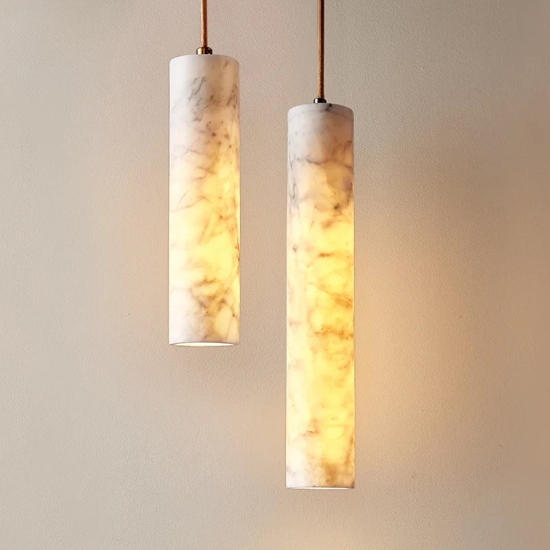 YEBMLP Marble Pendant Lamp High End Classical Hanging Light Living Room Decor Droplight Dinging Room
