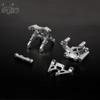 Rc Car CNC Metal Front Bulkhead / Shock Tower Fixing Bracket Kit for 1/5 HPI ROFUN ROVAN KM BAJA 5B 5T 5SC Truck Parts