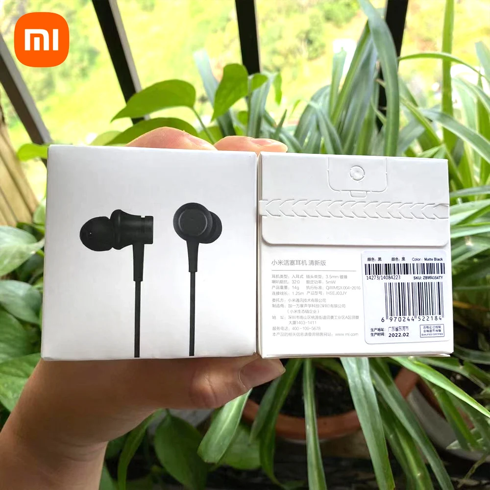 Xiaomi Mi auricolare pistone 3 Sport Fresh Basic Version 3.5Mm auricolari In-Ear auricolari con microfono per Redmi Note 7 8T 8 Pro K20 Pro