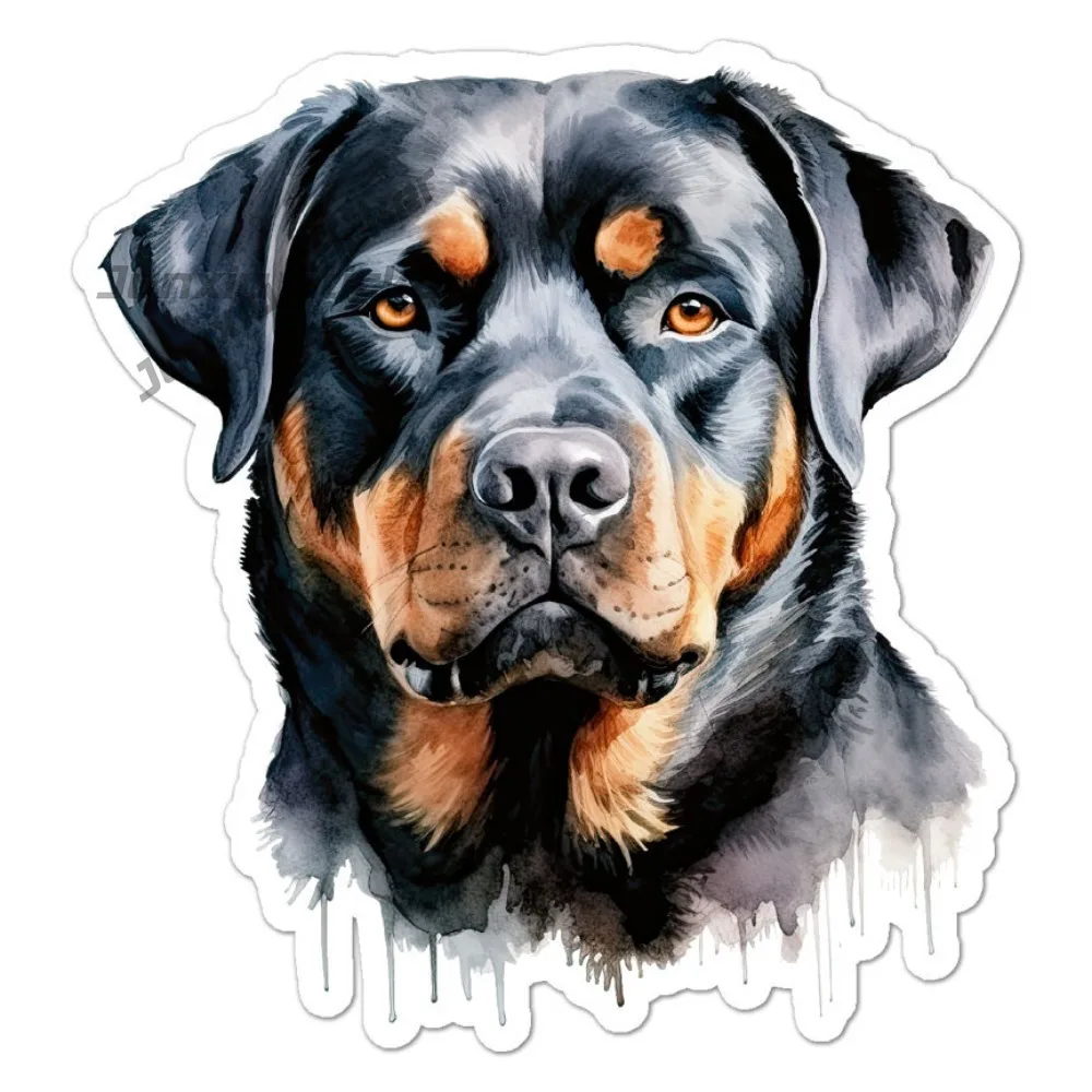 

Rottweiler Vinyl Decal Sticker Indoor Cool Motorcycle Sticker Waterproof Vinyl Decal Scratch Resistant Decoration Accessories