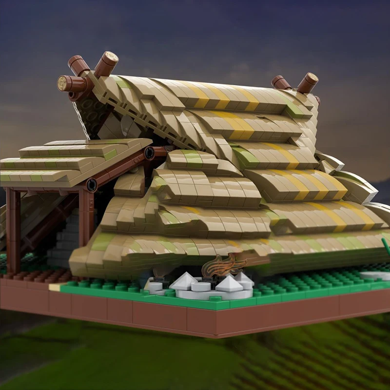 Moc Bausteine Alte Keltische Haus Technologie Modulare Ziegel Modell Geschenke Weihnachten Spielzeug DIY Sets Montage