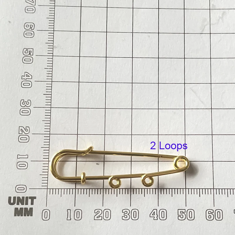 10pc Pack 1 3 4 Loops Vintage Safety Pins DIY Sewing Tools Accessory Needles Large Safety Pin Brooch Clothes Apparel Accessories