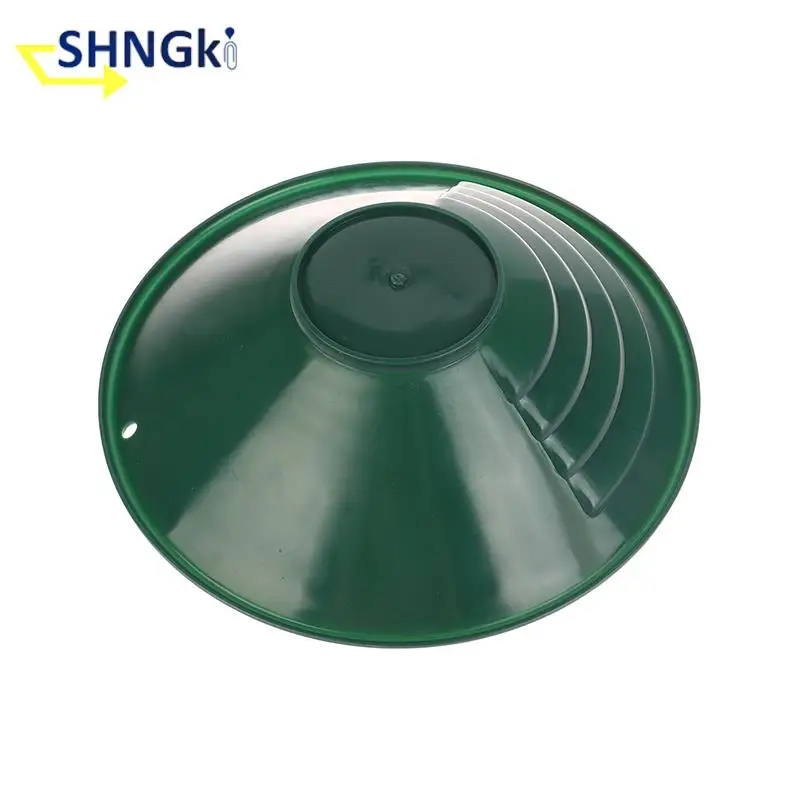 10/14/15 inch Washing Gold Panning Machine Screen Mining Screen Metal Detection Tools Sieve Gold Pan Green Plastic Bowl