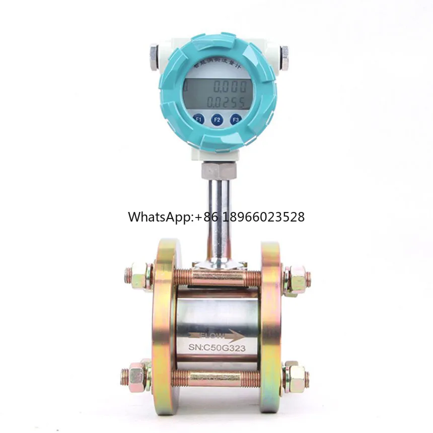 

Digital water flowmeter electronic flow meter vortex-wafer DN200 400-4000m3/h wafer type vortex flow transmitter