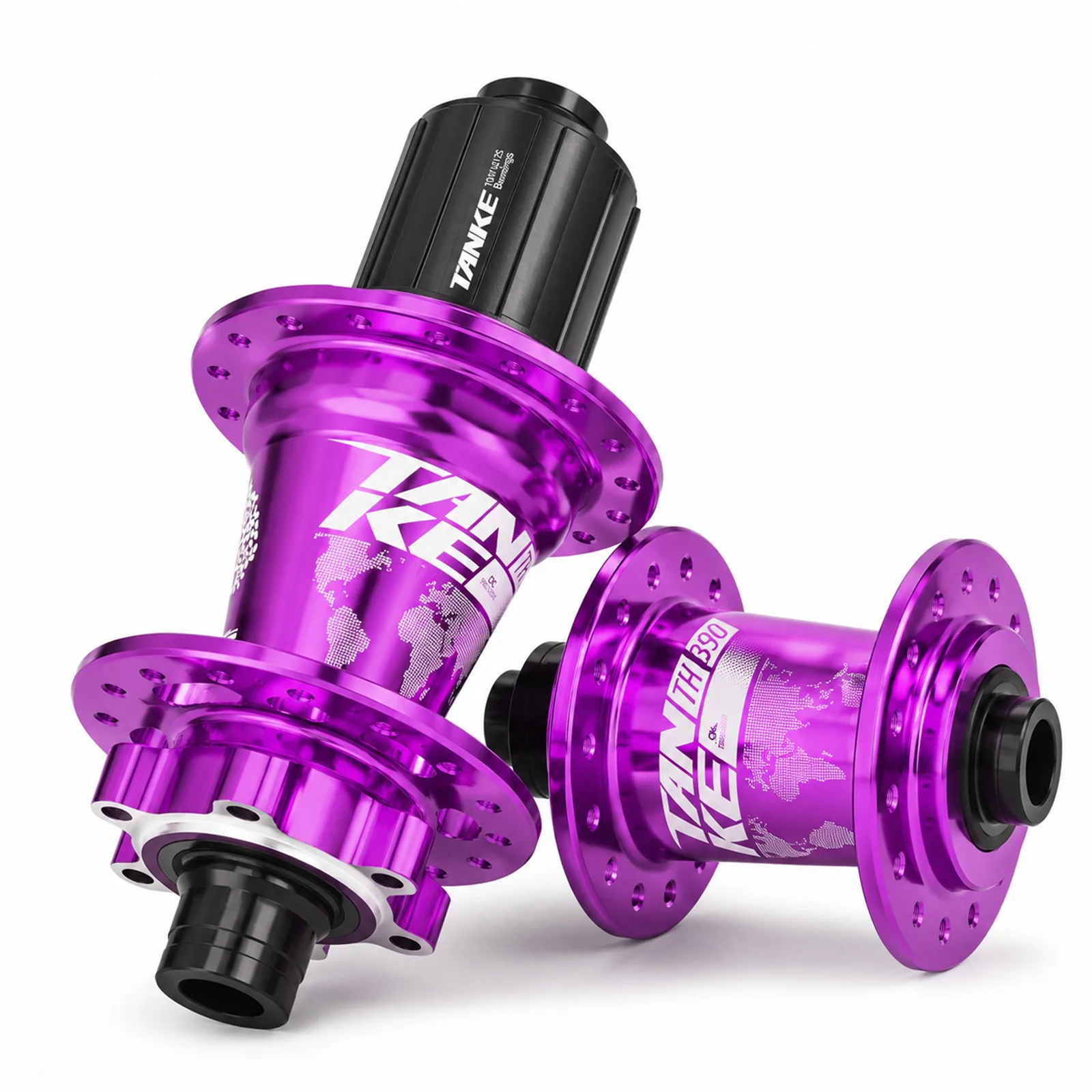 TANKE 120 Click Hub 6 Bearing MTB Mountain Bike Front Rear Thru HG/XD 28 32 36 Holes Disc Brake Bicycle Hubs 8 9 10 11 12 Speed