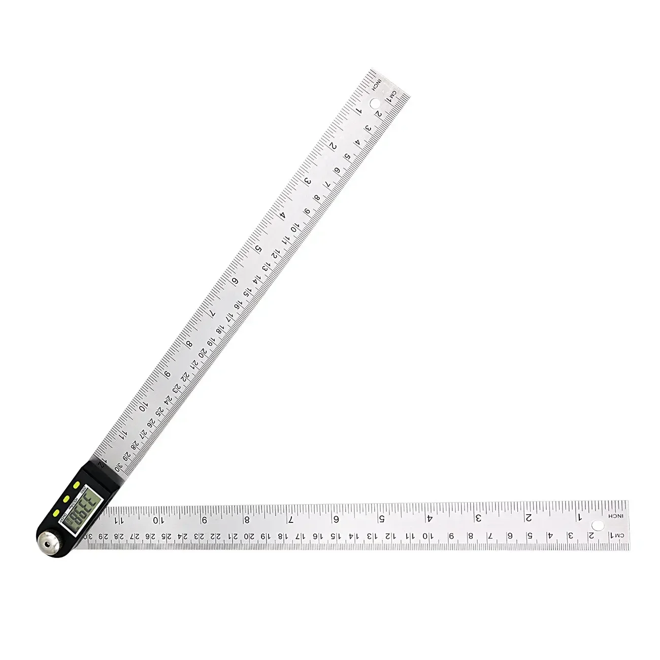 

12Inches/300mm Digital Angle Finder Digital Protractor with Zeroing and Locking Function Stainless Steel Digital Angle Ruler