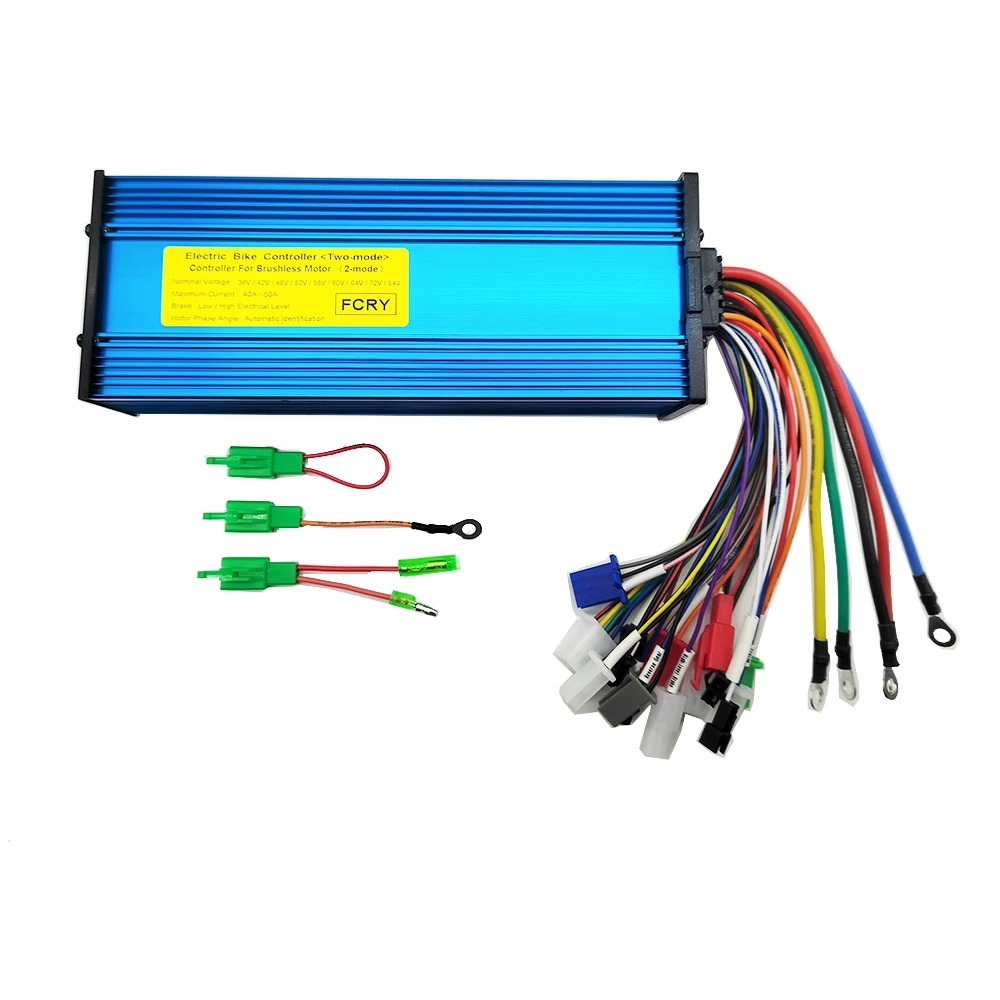 48V 60V 72V 1500W 2000W 3000W Brushless Controller 18mos 40A 45A 60A for Electric Bike/Tricycle/E-Scooter/Motorcycle/BLDC Motor