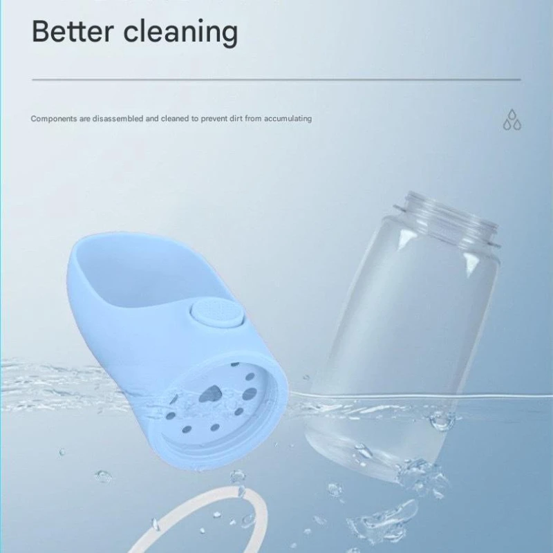 Botella de agua para mascotas a prueba de fugas para perros y gatos, dispensador portátil para viajes y senderismo, hervidor de agua duradero sin BPA para exteriores para P pequeños