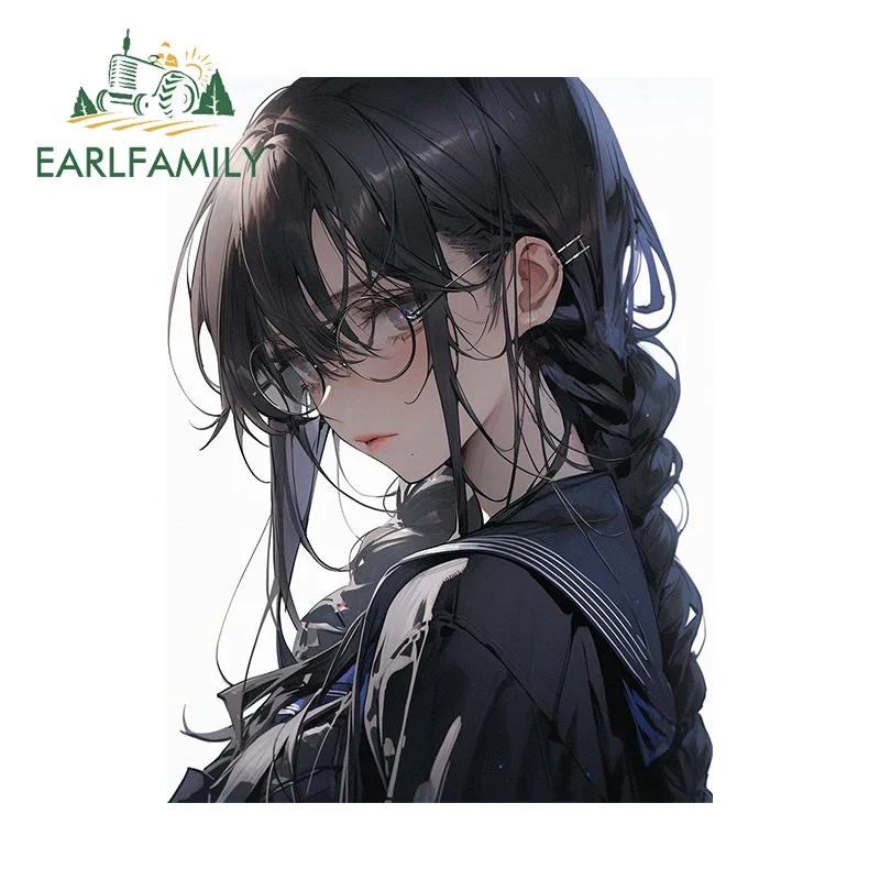 

EARLFAMILY 13cm x 9.8cm Devil Anime Girl Fanart Car Sticker Scratch Proof Motorcycle Personality Graphics Windshield Decals