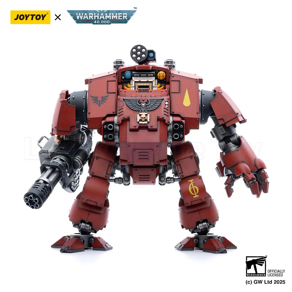 【在庫あり】JOYTOY 1/18 アクションフィギュア ウォーハンマー40K ブラッドエンジェルズ レッドエンデューティング ドレッドノート コレクタブルモデル おもちゃ