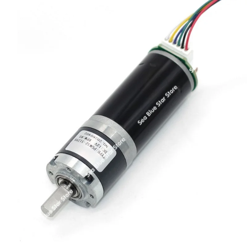 32-31ZYH Planetary Gear Encoder Motor 12V24V Adjustable Speed Large Torque Forward and Reverse Low Noise Motor