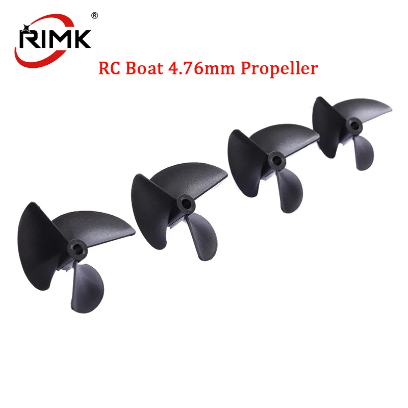 RC Boat 3 Blades Plastic High Speed Screw High Toughness Paddle 4.76mm Prop RC Boat Propeller  for 4.76mm Prop shaft
