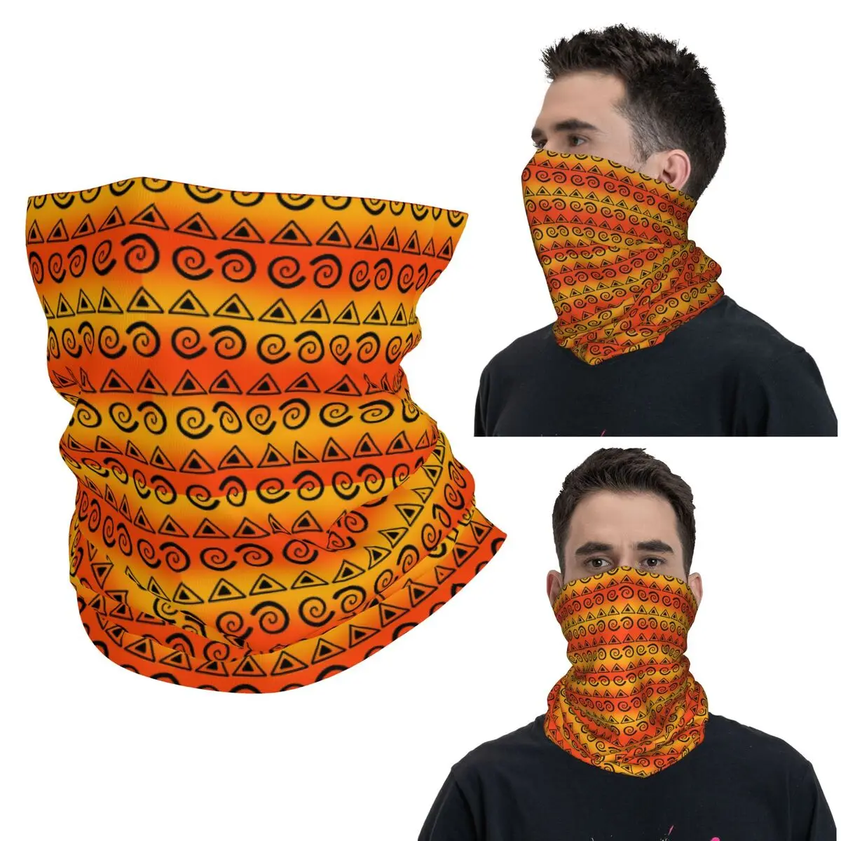 

Анкара Африканский узор Традиционная Африка Этническое искусство Бандана на шею Маска с принтом Шарф Многофункциональный головной убор Унисекс для взрослых