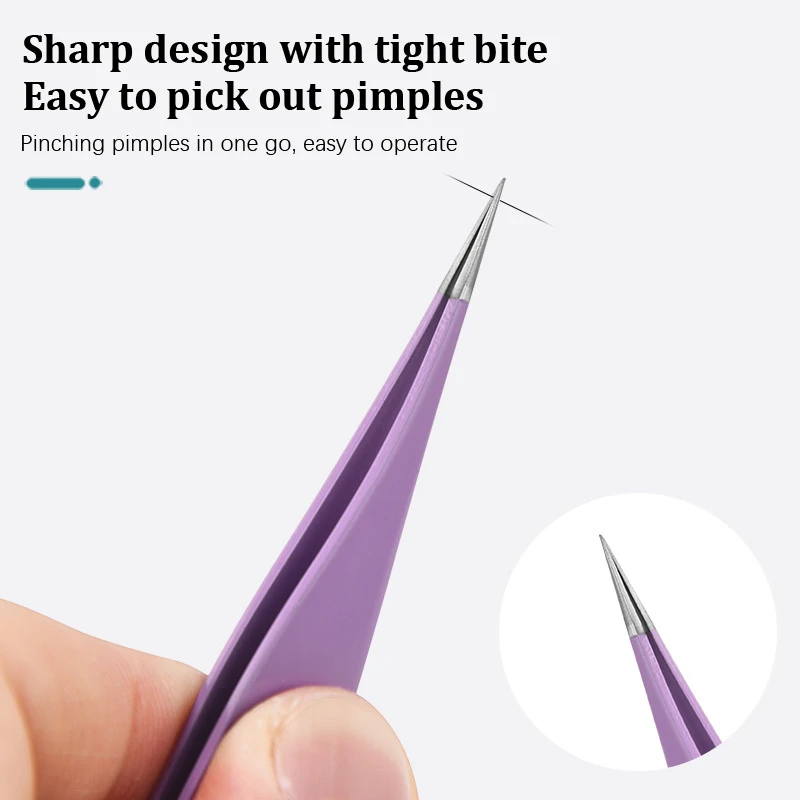 Pinça sobrancelha profissional, Ferramentas Maquiagem, Pinch Alicate, Pinça para Sobrancelhas, Acessórios Beleza, Cabelo Clip Remover, 1PC