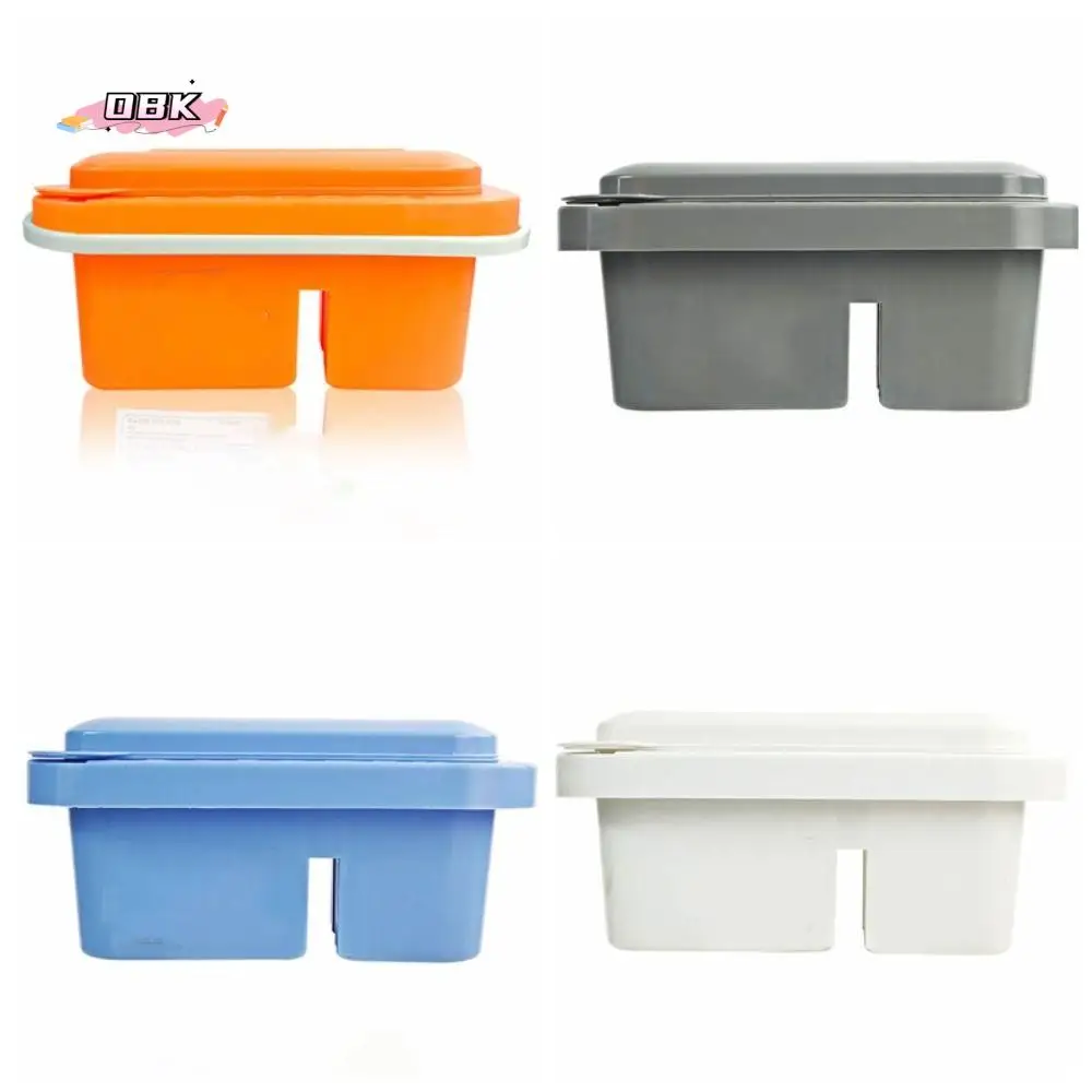 

Multifunctional 3-in-1 Brush Washer Brush Bucket Rectangular Multi-purpose Paint Box Plastics Portable Blue Palette Art Student