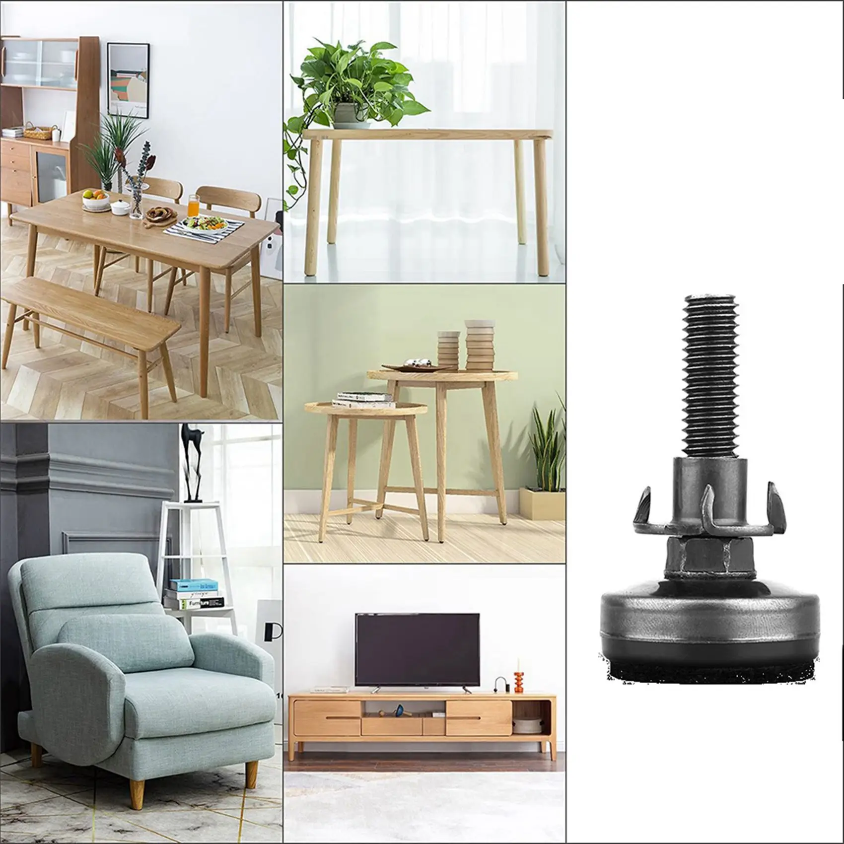 

Стильные-20 шт. выравниватели для мебели, сверхмощные выравнивающие ножки для мебели, регулируемые выравниватели для ножек для шкафов, столов, стульев, подъемников