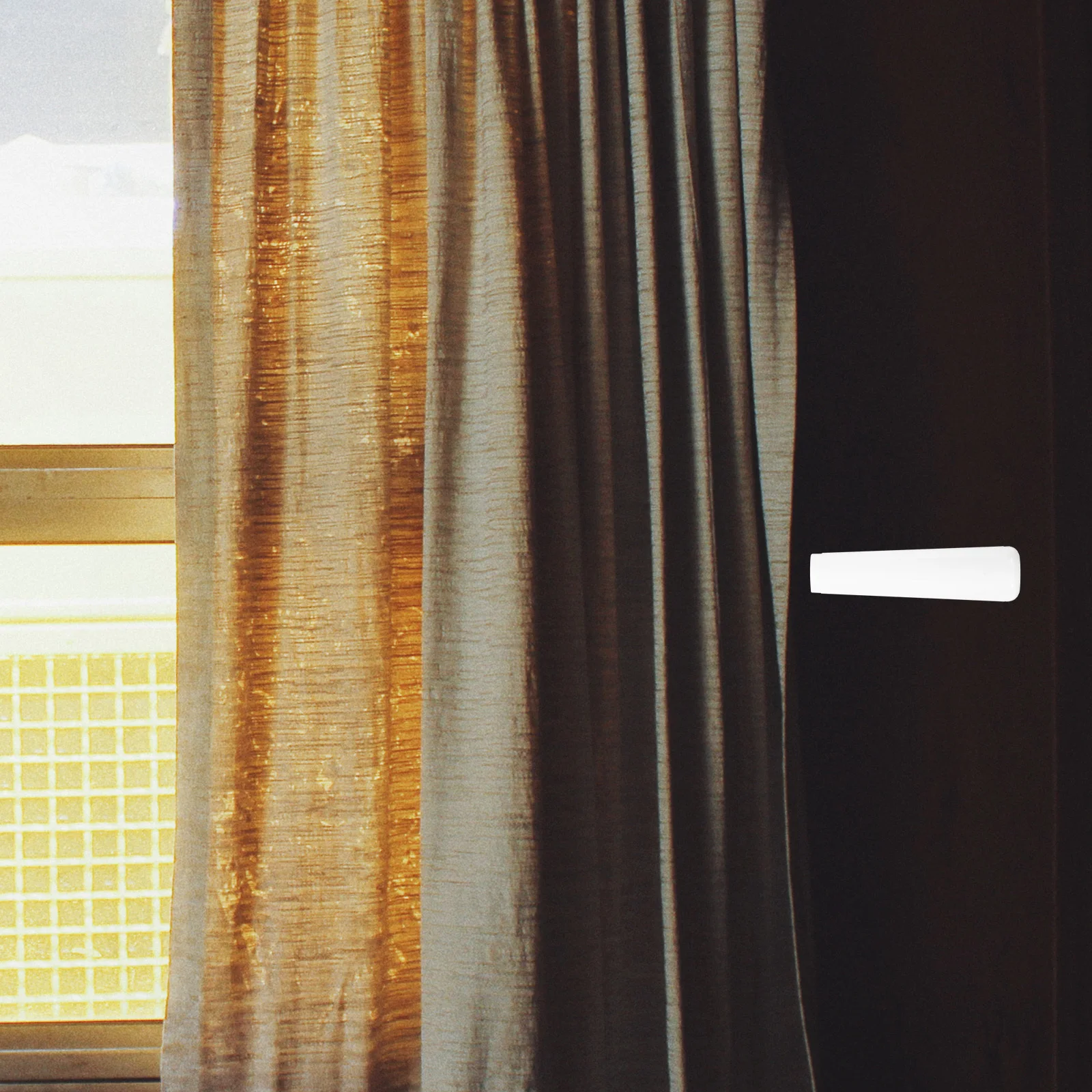 

10Pcs Curtain Rod Handles Blind Wand Caps Replacement Grip Strong Blind Rod End Caps Lightweight Practical for Vertical