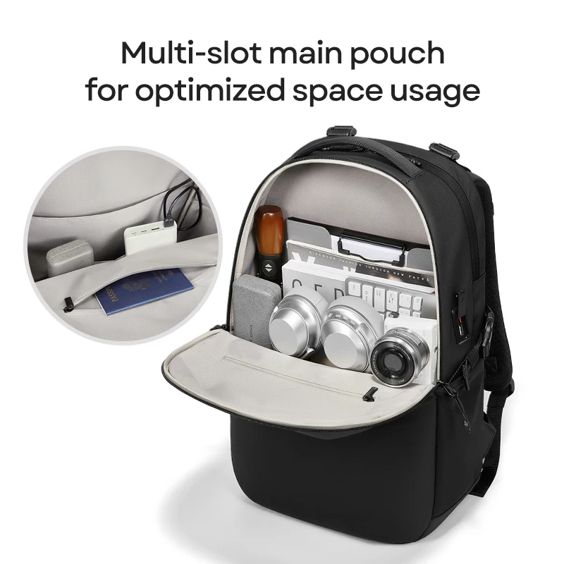 Hot Sell Backpack Waterproof 15.6 Inch Computer Bag Travel Casual Daypack with Separate Electronics Bag