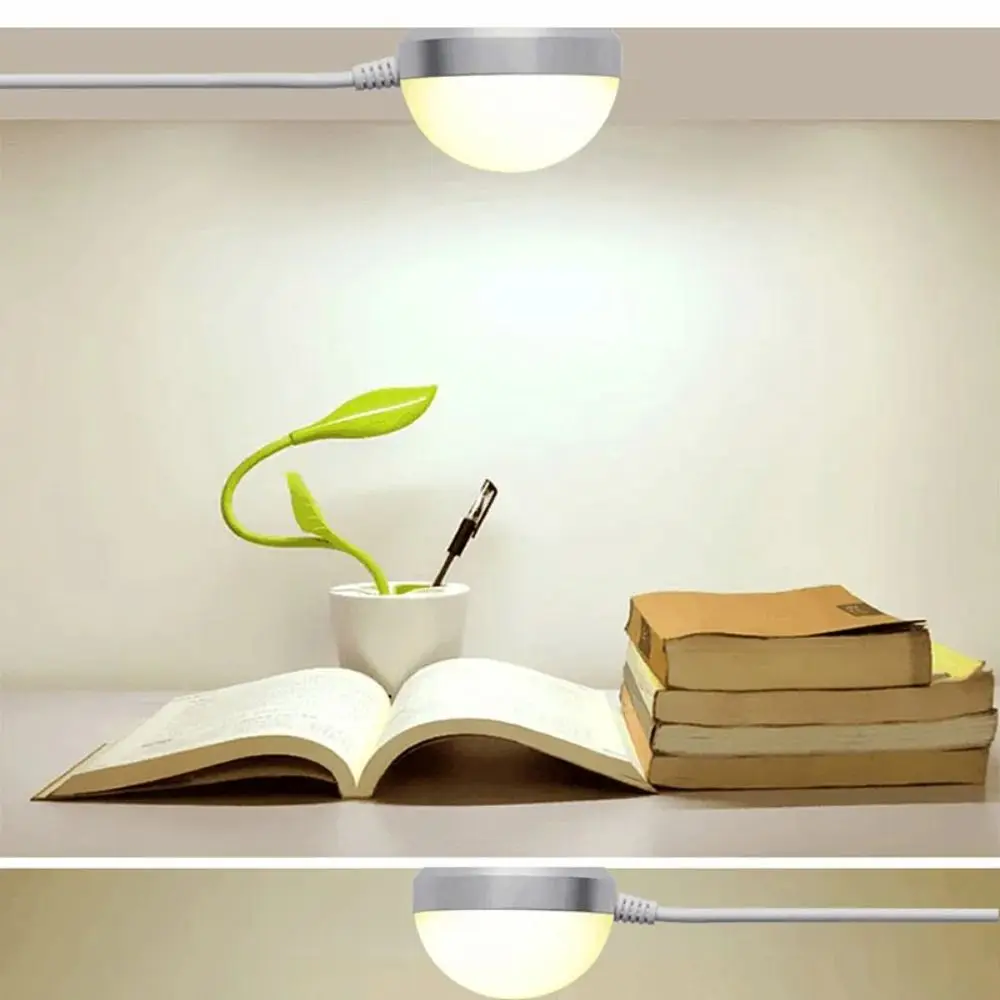 High Quality 3W 5W Mini Night Light LED Blub 1.5m USB Cable Book Reading Lights Portable with Switch Desk Lamp Bedroom