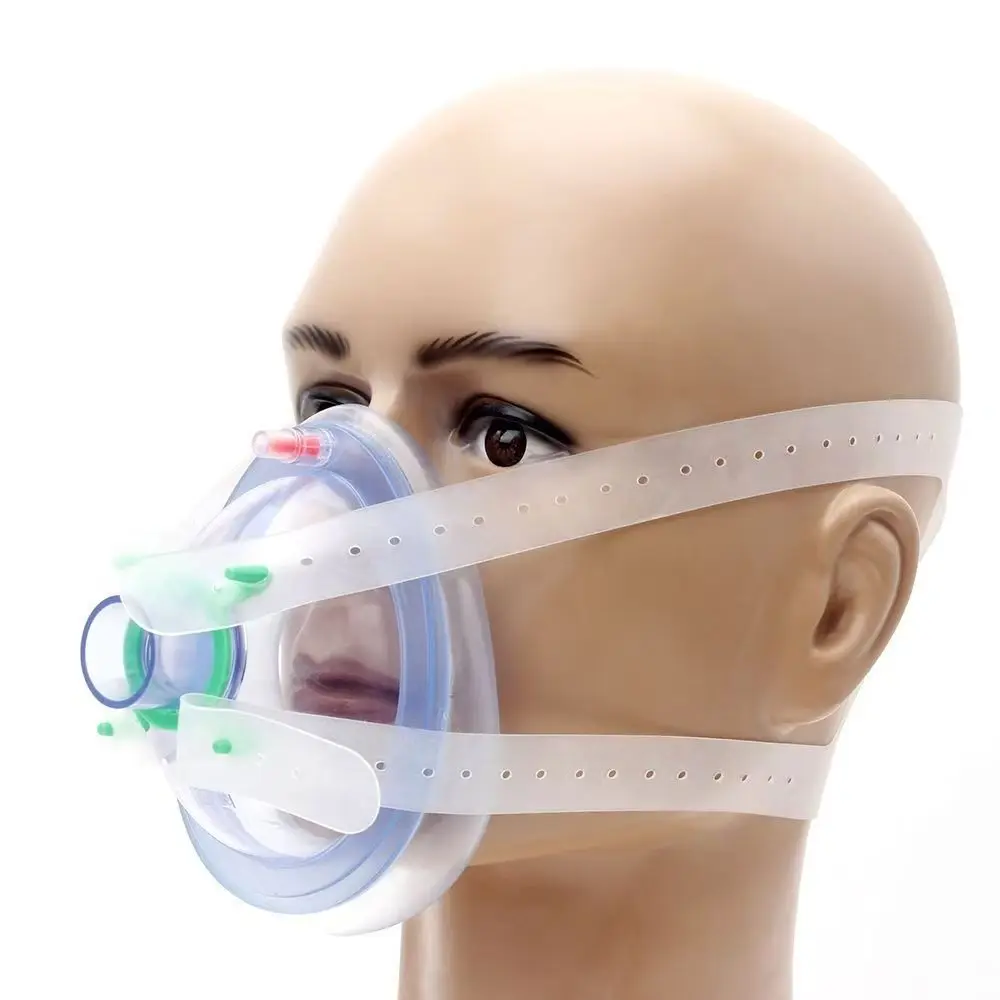 Anesthesia Mask Silicone Harness with Adult Mask sets