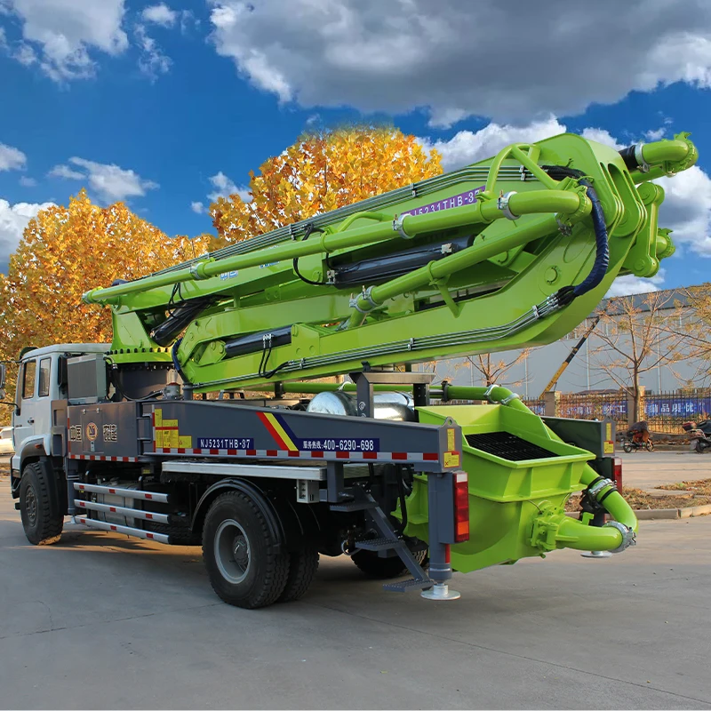 Hot Product 1403m/h Diesel Engine Concrete Pump Truck With High Operating Efficiency And High Quality