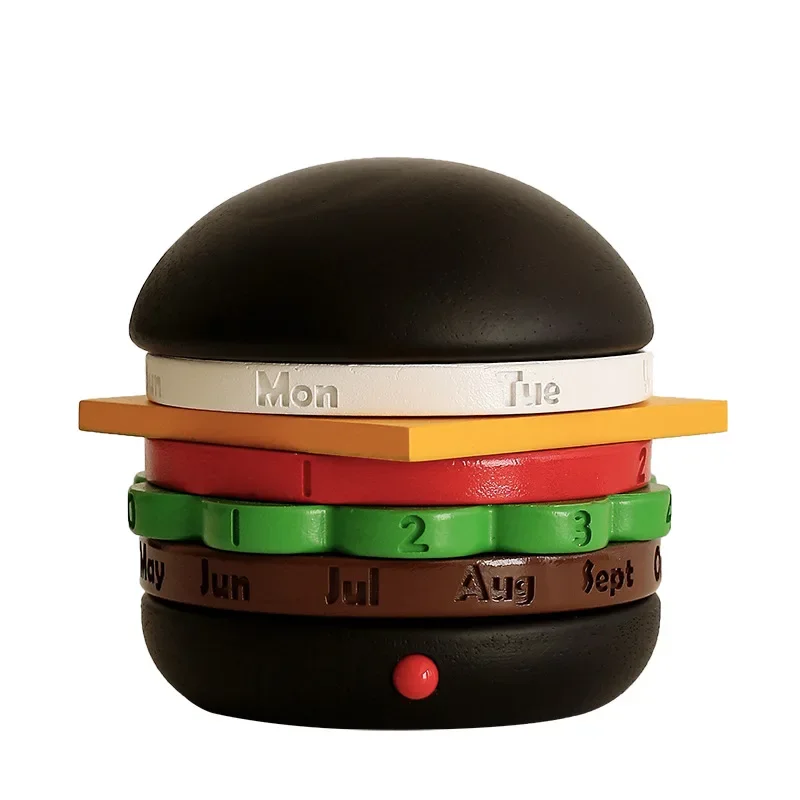 Bedroom anniversary Valentine's Day gift, perpetual calendar desk calendar rotating calendar