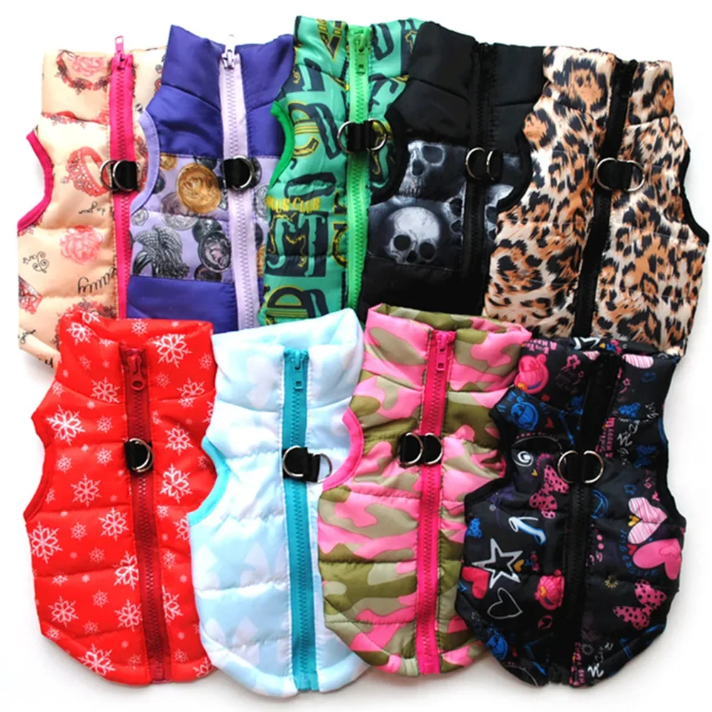 Pet Clothes Puppy Outfit Vest Warm Dog Clothes For Small Dogs Winter Windproof Pets Dog Jacket Coat Padded Chihuahua Apparel 20