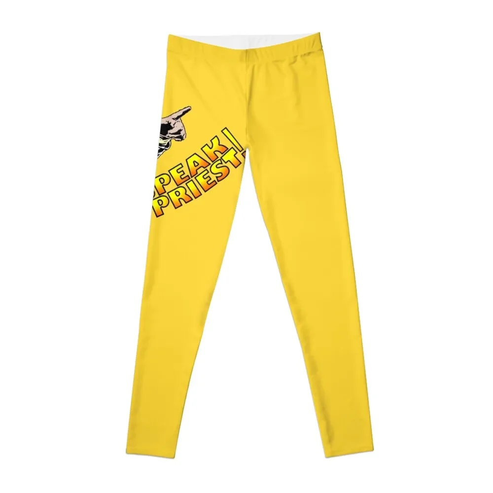

Douglas Reynholm SPEAK PRIEST! Leggings leggins push up woman Women's trousers for fitness Sweatpants Womens Leggings