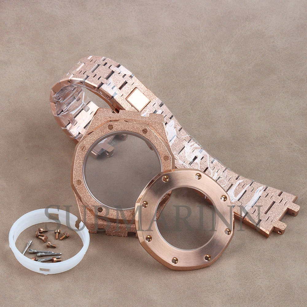 boitier-de-montre-frost-sand-41-mm-mouvement-nh35-etanche-verre-saphir-bracelet-en-acier-inoxydable-compatible-avec-le-mouvement-royal-oak-nh35-nh36-cadran-de-318-mm