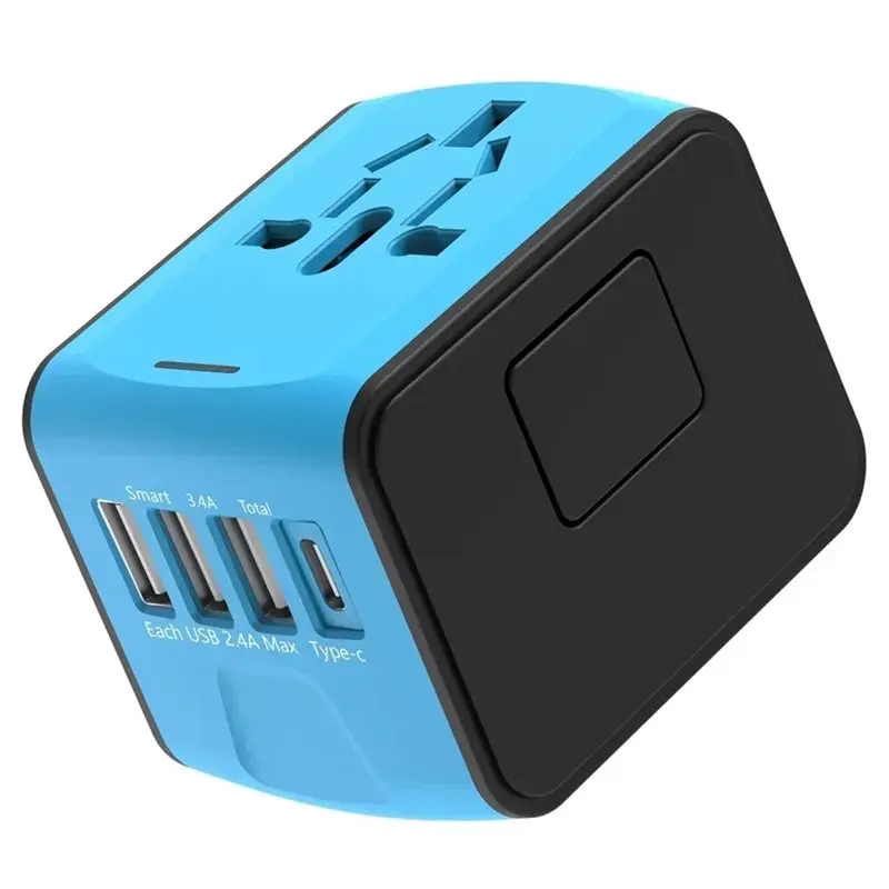 トラベルアダプター-ユニバーサル電源プラグ-イギリス-eu-オーストラリア-アメリカ-ソケット-国際-3usb-type-c-壁掛け式-世界対応アダプター
