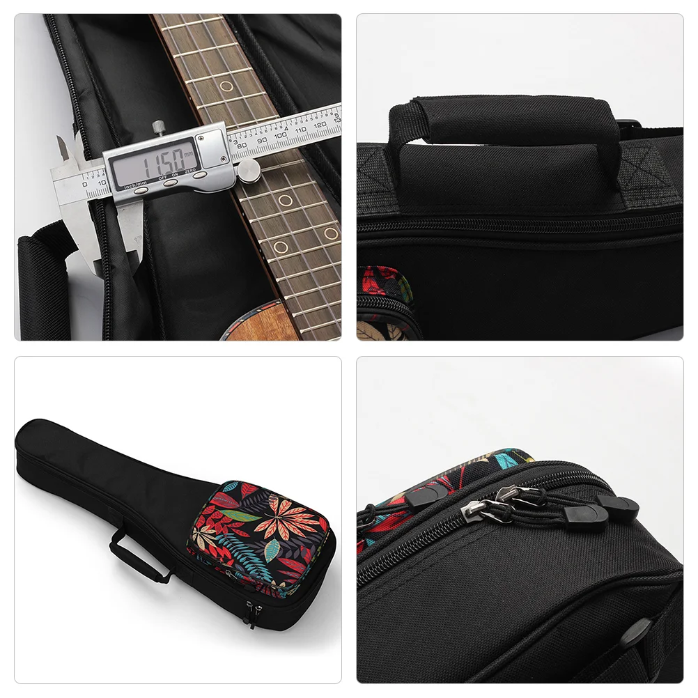 Ukulele Bag Backpack Carry for Storage Container Bags Case Carrier Sponge Portable