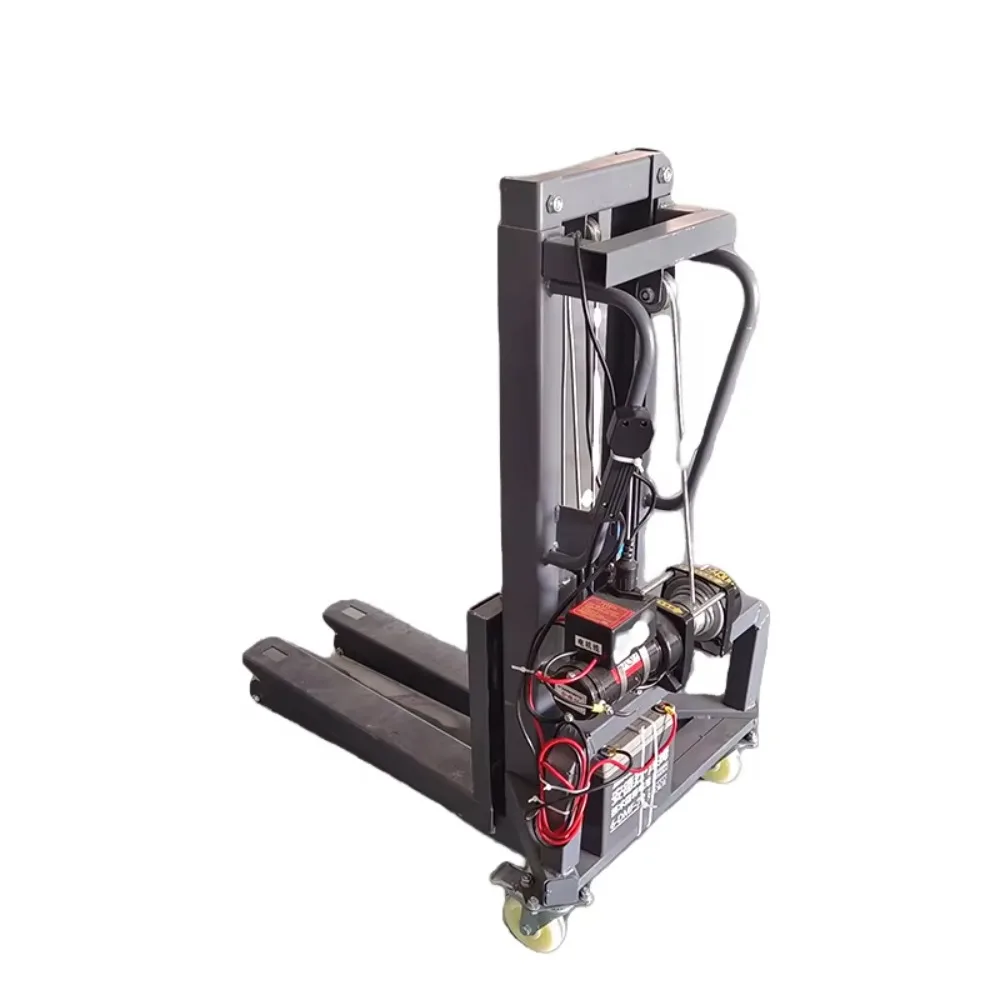 Portable Detachable Electric Forklift with A Load Capacity of 300 Kg and A Lifting Height of 1.2m To 1.6m for Cargo Handling