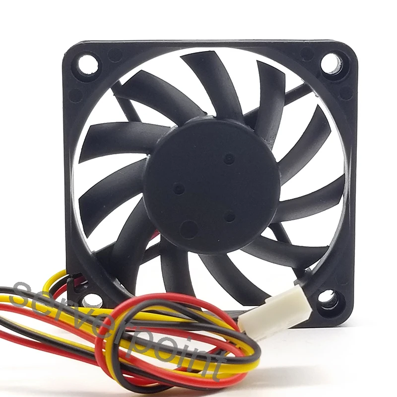 Free shipping EC6010L12ER 12V 0.14A 60*60*10mm Cooling Fan 3LINE