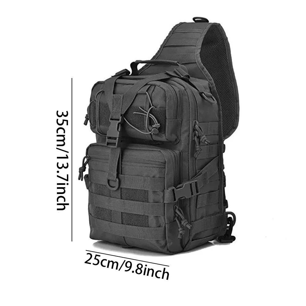 1PC Minimalist Sling Bag For Outdoor, Travel Shoulder Bag, Versatile Chest Bag Rucksack For Outdoor Hiking Cycling Backpack image 6