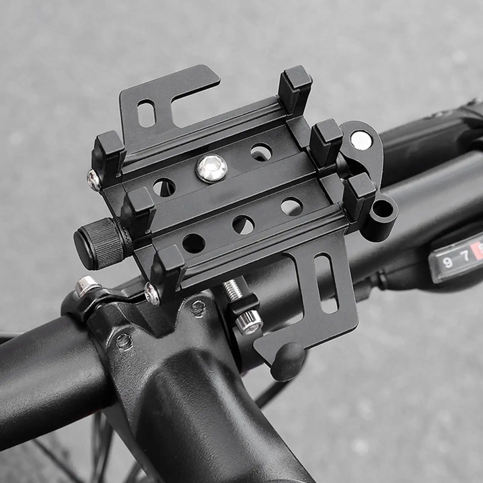 

Bike Phone Mount Anti-Shake & Non-Slip Cycling Smartphone Holder Adjustable Bracket for Mountain Road Bike & Scooter Handlebar