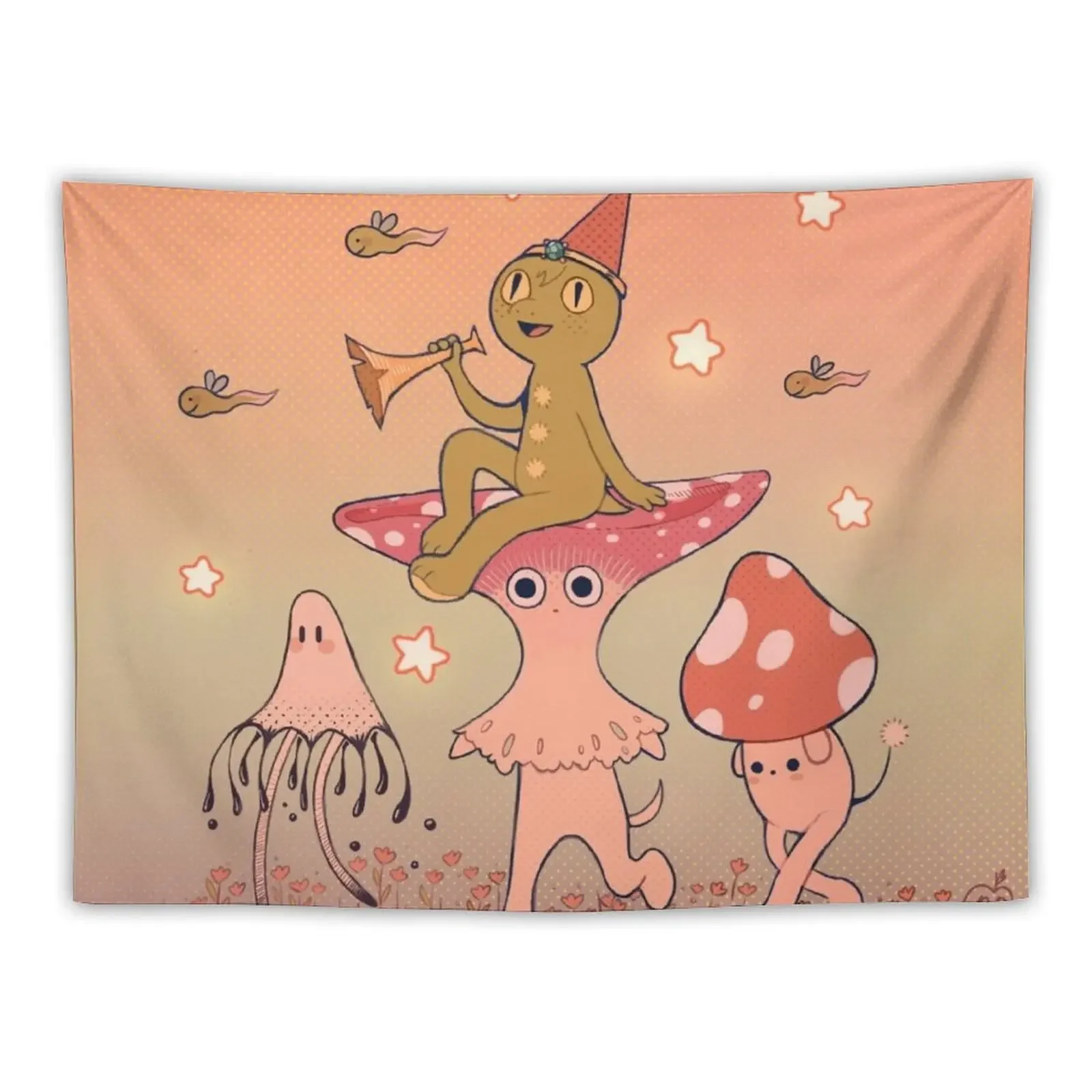 

The Frog Prince Tapestry Outdoor Decoration Tapete For The Wall Wall Hangings Decoration Tapestry