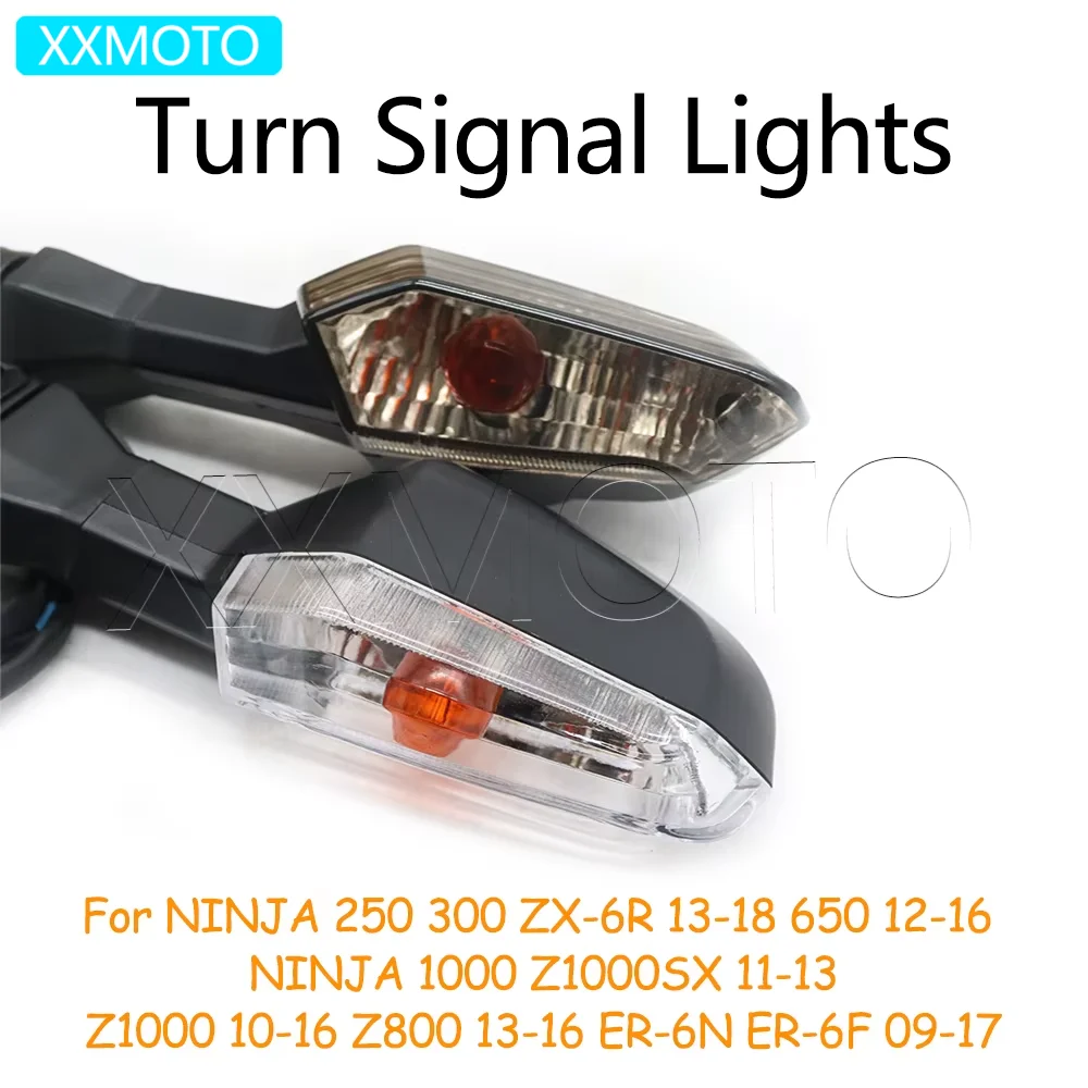 

NINJA 650 ZX6R Turn Signals Lights For Kawasaki NINJA 250 300 650 1000 Z1000SX Z1000 Z800 ER6N ER6F ZX-6R Motorcycle