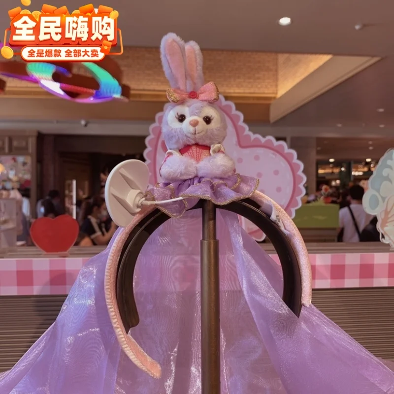 Shanghai Disneyland 5th Anniversary StellaLou Wedding Dress Style Hair Accessories Headband & Hairband for Festival Gift