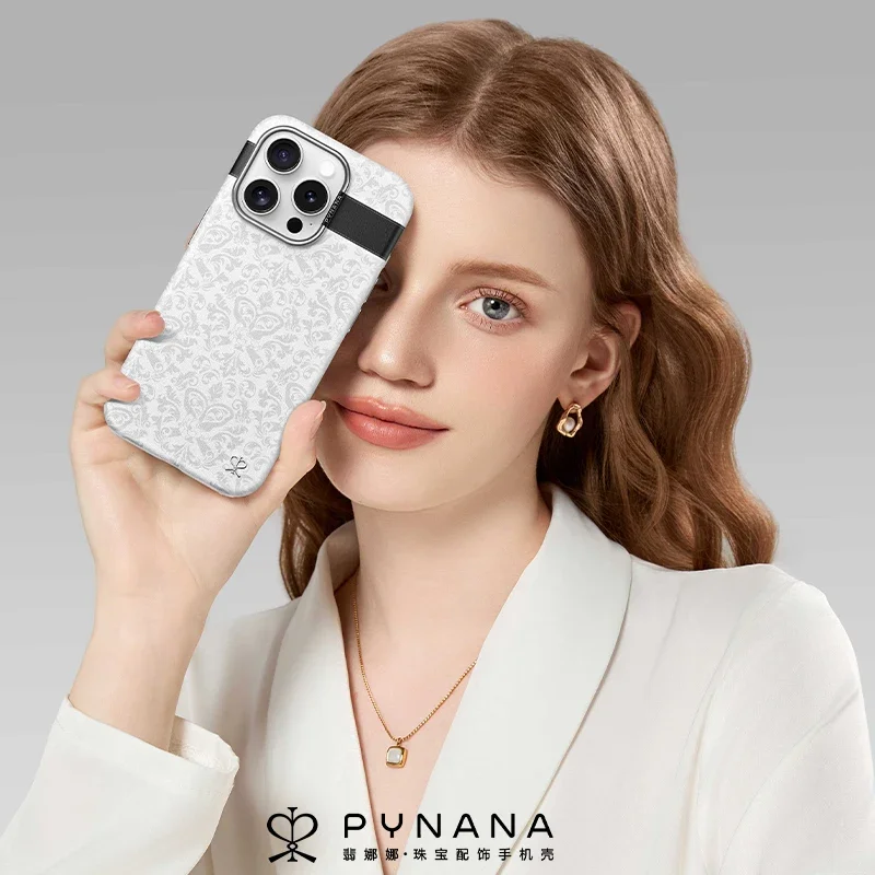 PYNANA Creative Case Cover iPhone16ProMax Case Magsafe Magnetic Wireless Charging iPhone16Pro Cover Custom Anti-drop Fashion