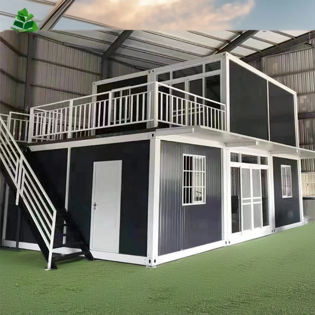 Customized Portable Folding House for Beach Resort Foldable Prefab Cottage for Holiday Rental or Kiosk