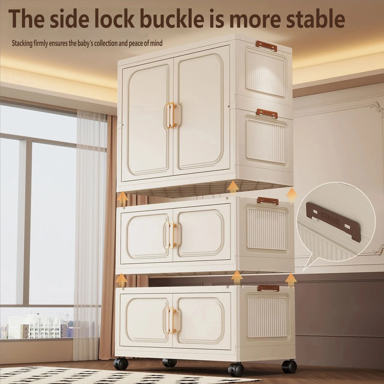No-Install Foldable Baby Wardr - огляд і ціна Baby Nursery Wardrobe