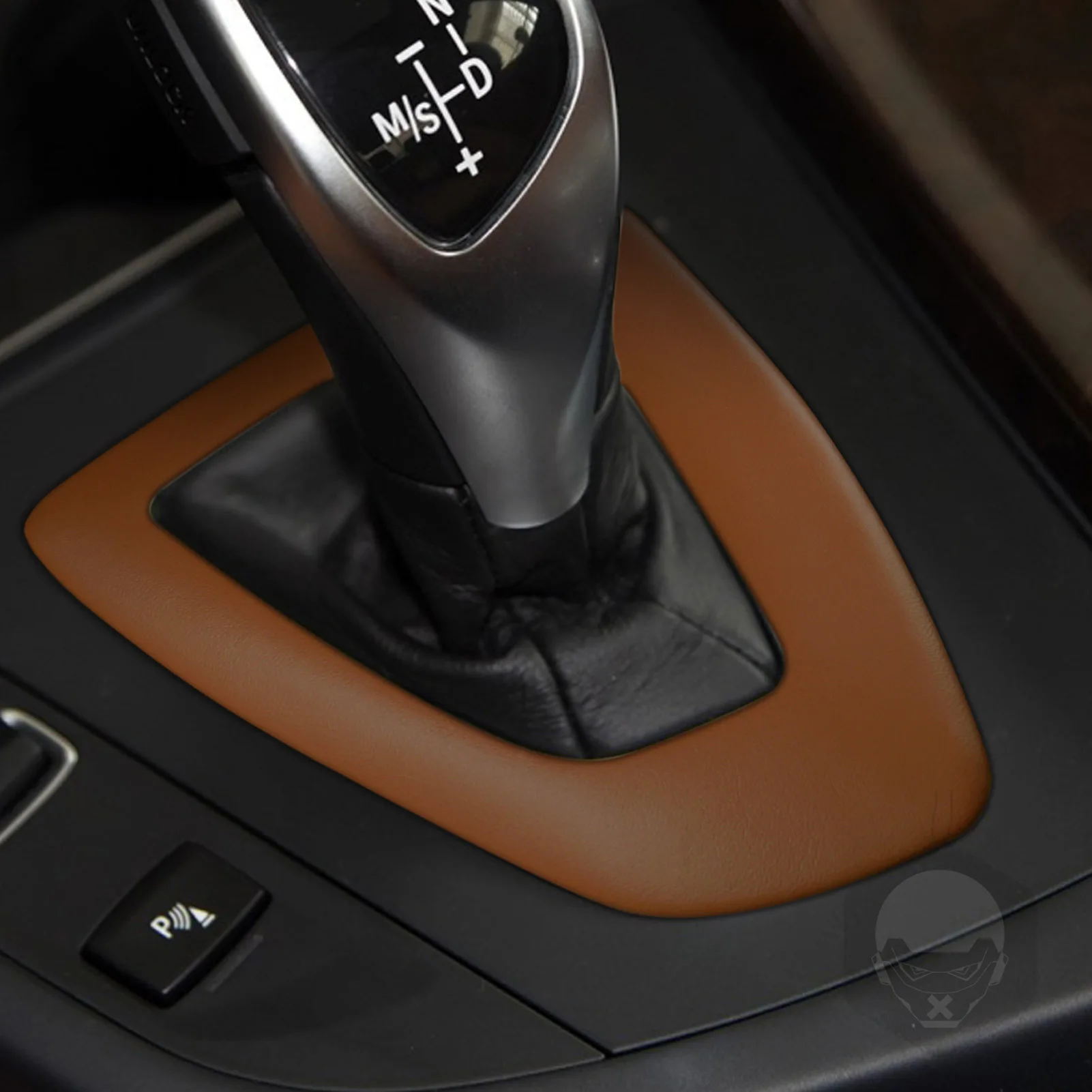 

ABS подходит для BMW 1/2/3/4 салона автомобиля коробка переключения передач рамка крышка отделка наклейка стайка автомобиля