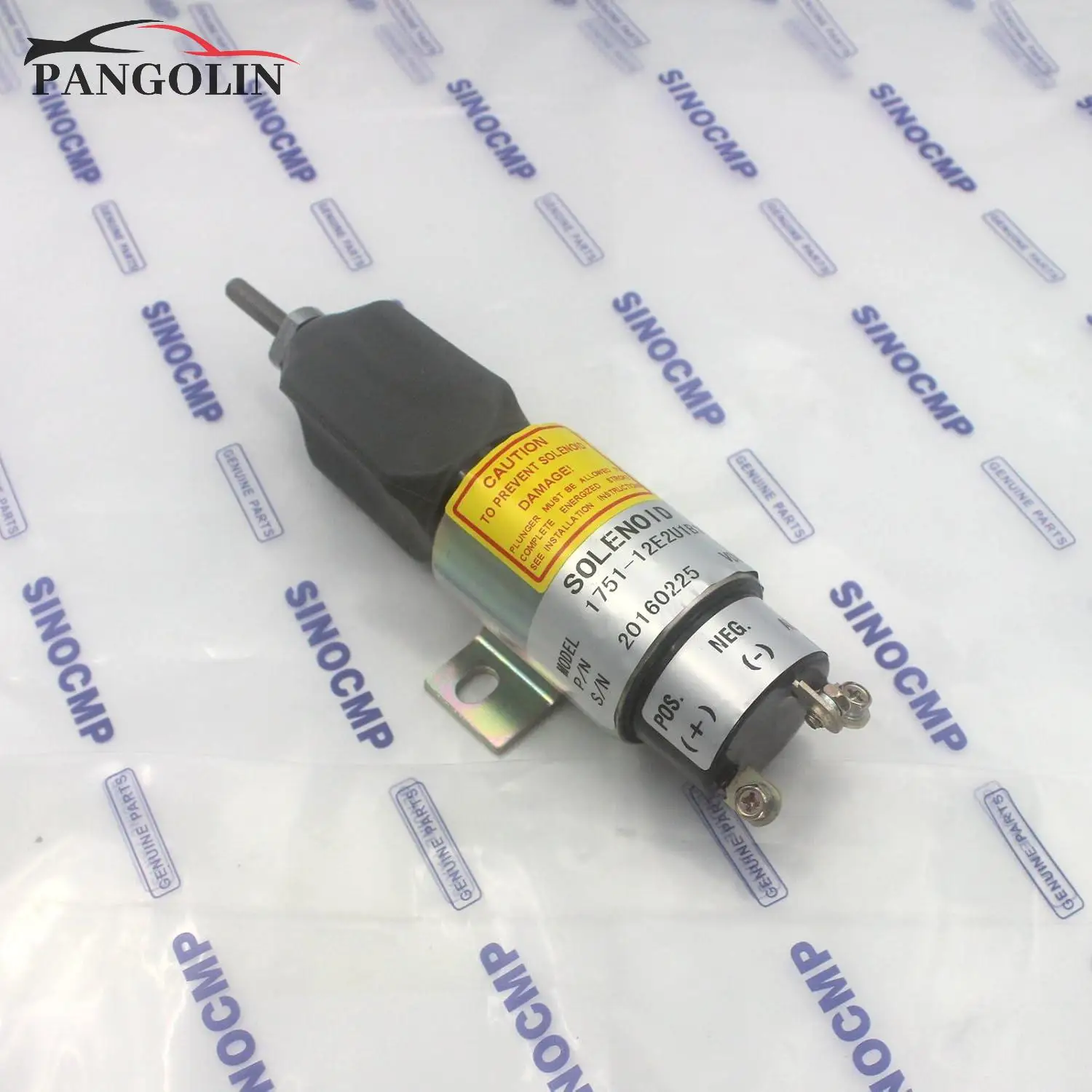 Solenoide de apagado de combustible 1751-12E2U1B1S1A para Woodward 2001 2003 accesorios de maquinaria de construcción de tres meses de garantía   ﻿