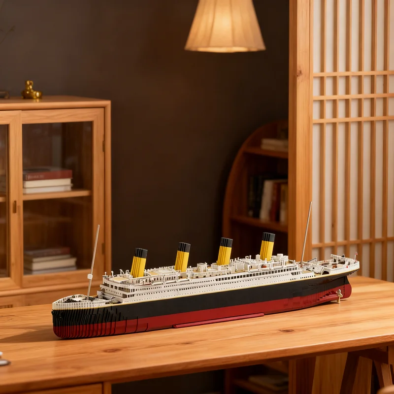 21088pcs MOC Creator Creator Expert RMS Titanic Model Building Blocks Construction Christmas Gifts Toy Birthday Brick Education