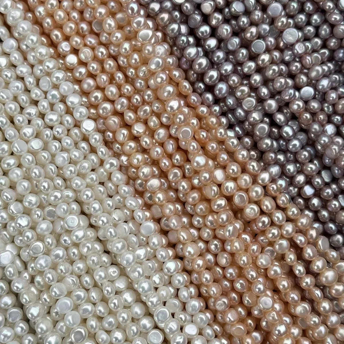 

5-6mm High-quality Irregularly Shaped Natural Freshwater Pearl Semi-finished Beads for Jewellery Making DIY Necklace Accessories