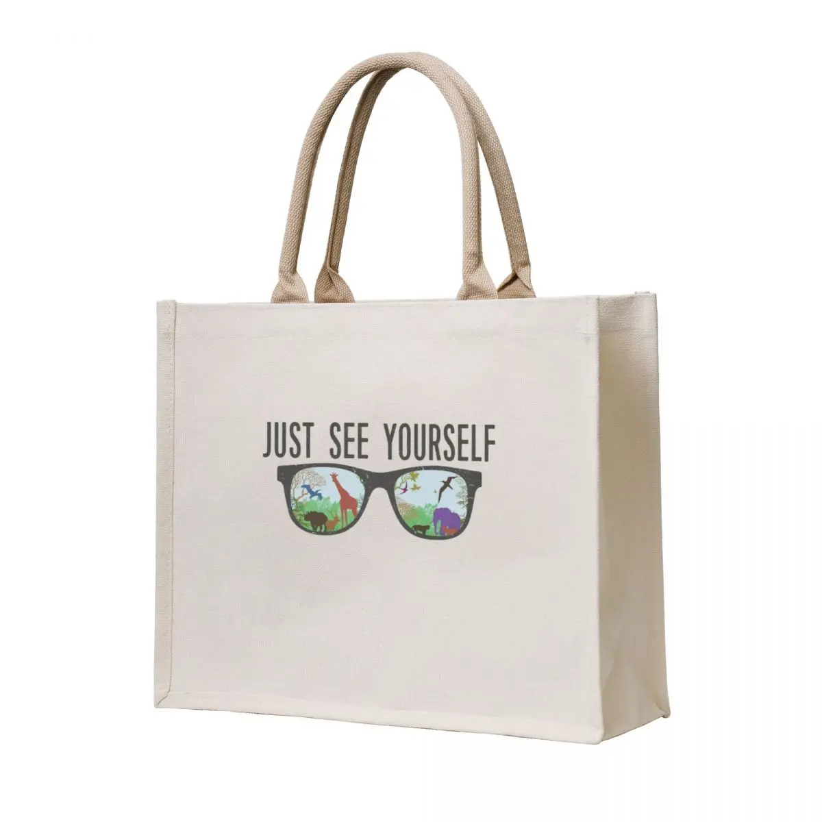 

JUST SEE YOURSELF Tote Bag custom tote bag shopping bag logo Women's handbag personalized tote