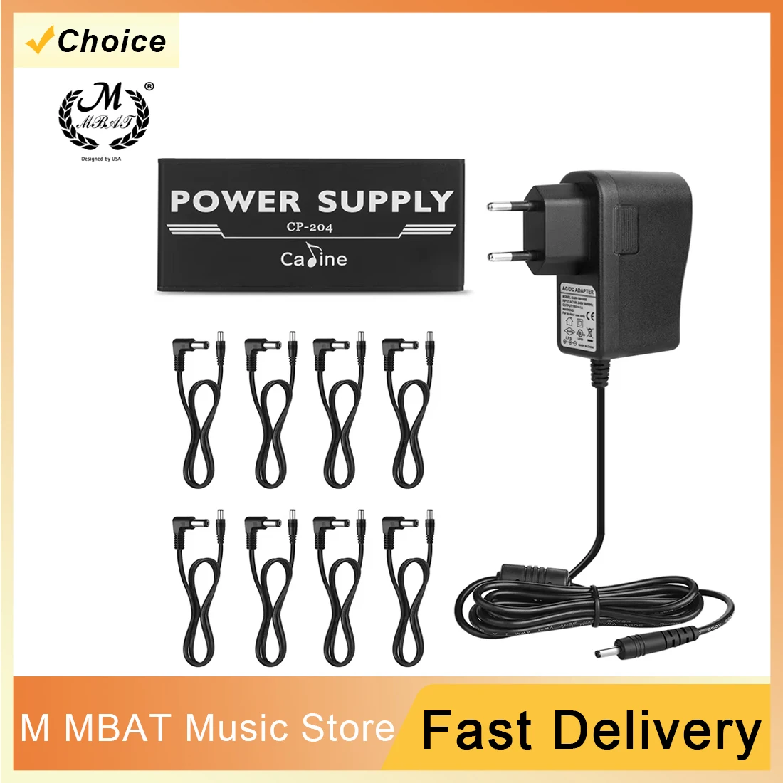 تأثير الغيتار دواسة الطاقة 8 مخرجات معزولة توريد المضادة للتدخل تأثير الغيتار الطاقة 18 واط إخراج مختلف