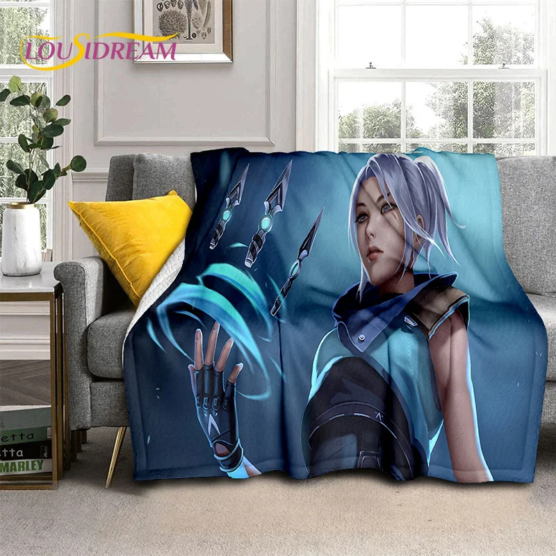

Cartoon Game VALORANT Gamer 3D Blanket,Soft Throw Blanket for Home Bedroom Bed Sofa Picnic Travel Office Rest Cover Blanket Kids